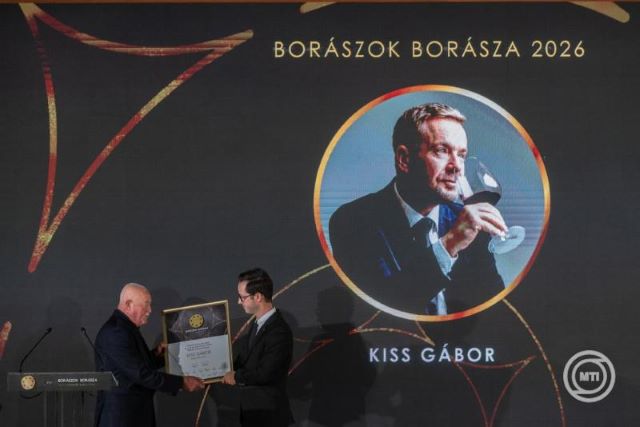 Borászok Borásza díjjal ismerték el Kiss Gábor munkásságát
